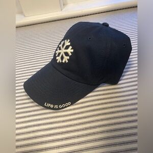 NWOT Life is Good Navy Blue Brimmed Cap